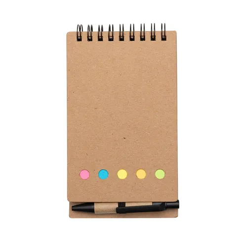 #Bloco de Anotações com Caneta e Autoadesivo-P@12244B