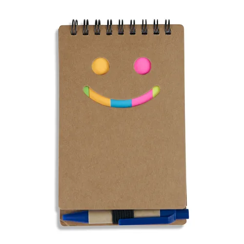 #Bloco de Anotações com Autoadesivos e Caneta-14309