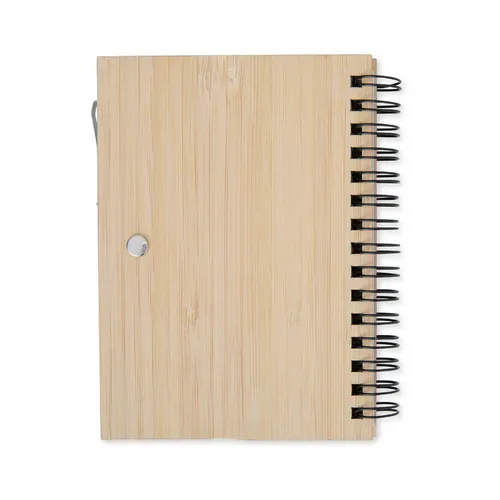 Caderneta em Bambu com Caneta-ACT05134