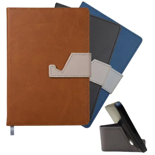  Caderno Executivo com suporte para celular-HXZ0069