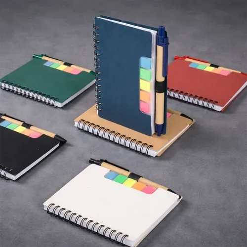 Bloco de Anotações com Autoadesivos e Caneta-19134