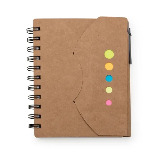 #Bloco de Anotações com Caneta e Autoadesivos-P@12406