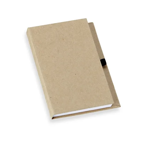 Bloco de Anotações em Kraft com Porta Caneta-14835