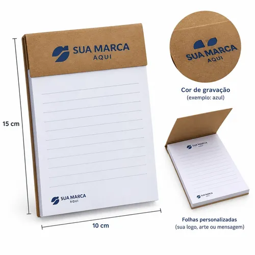 Bloco de Notas 10x15 cm-BC0016MZ