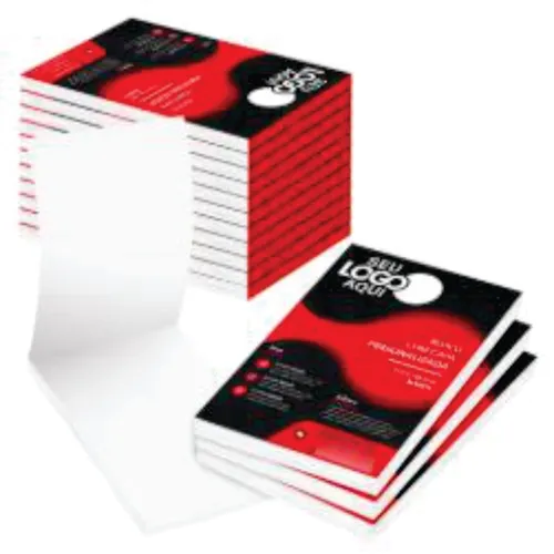 Bloco de anotações blocado com capa-E001020