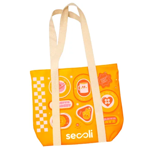 Sacola tote vertical com alças duplas de ombro e abertura superior ampla-SAC-6822