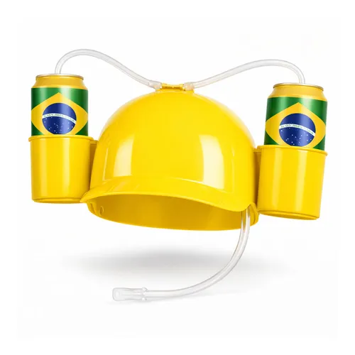 Boné Capacete com copos laterais para bebidas-LN277CI001