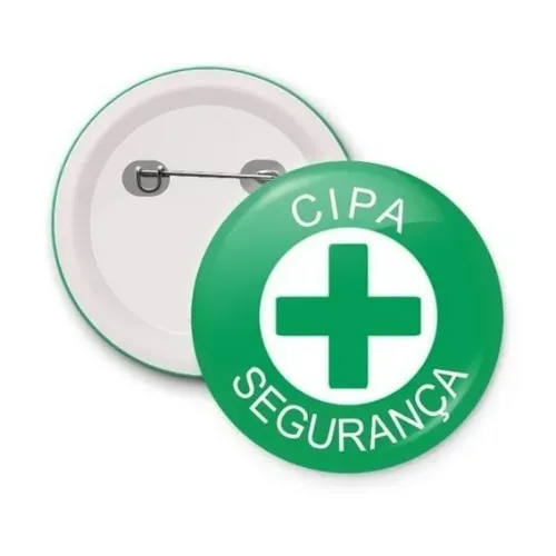 Botton PVC c/ alfinete metal-BTPVC01