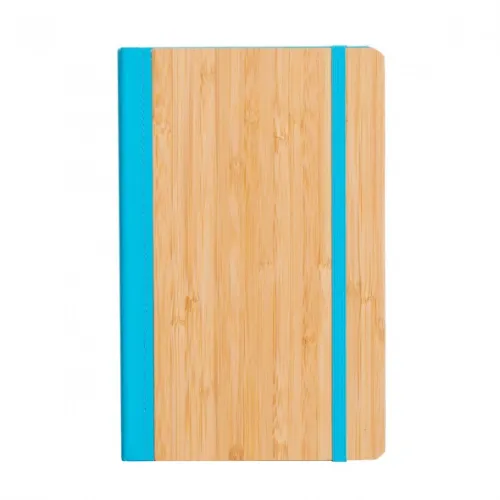 Caderno Capa em Bambu e PU-CAD007