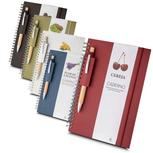 Caderno Capa em Papel Reciclado-CAD008