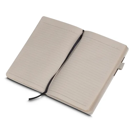 Caderno Capa em Fibra de Cana de Açúcar e Café-CAD011P