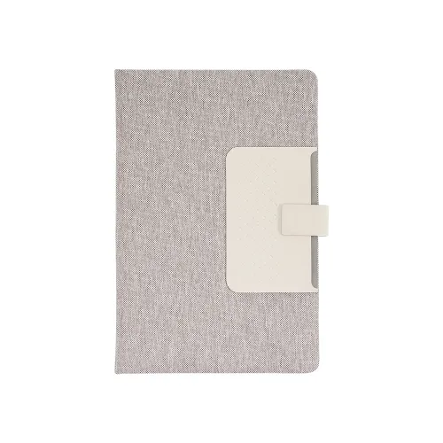 Caderno Capa em Poliéster - Cinza-CAD280-CZ Caderno Capa em Poliéster - Cinza-CAD280-CZ