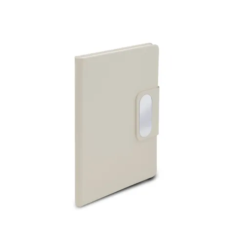 Caderno em PU com placa em metal-CAD465