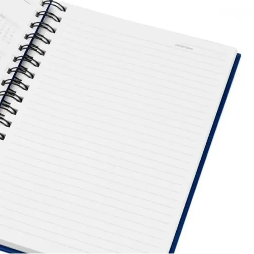 CADERNO PAUTADO COM WIRE-O - AZUL - 23,5X18CM - 100 FLS-003MRPLE-30603