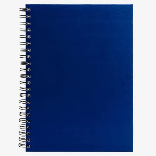 CADERNO PAUTADO COM WIRE-O - AZUL - 29X21,5CM - 100 FLS-LE-30623-NA