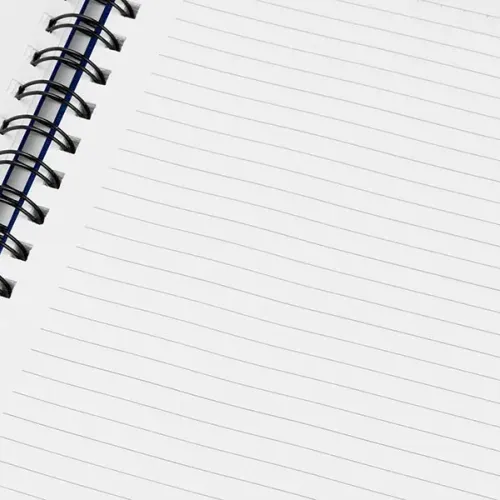CADERNO PAUTADO COM WIRE-O - AZUL - 29X21,5CM - 100 FLS-LE-30623-NA