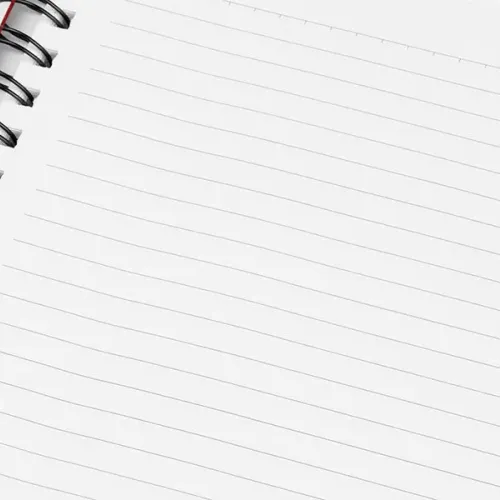 CADERNO PAUTADO COM WIRE-O - VERMELHO - 25,5X19,5CM - 100 FLS-LE-30614-NA