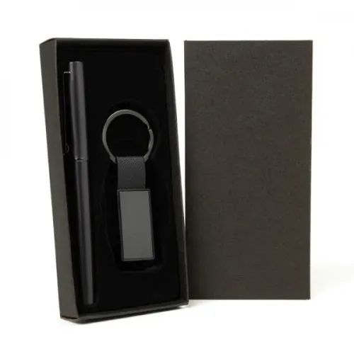 CANETA ROLLER E CHAVEIRO EM METAL/PU-CC-70728