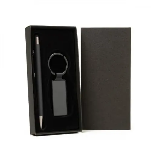 CANETA CHAVEIRO EM METAL RETANGULAR-CC-87708