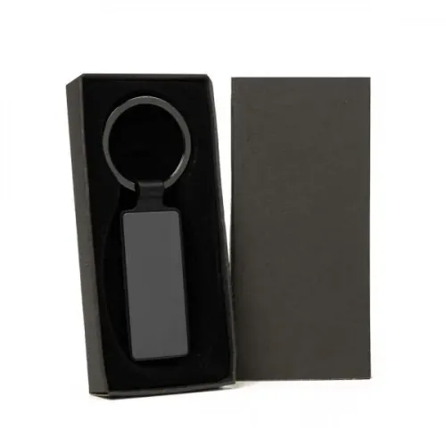 CHAVEIRO EM METAL - CINZA/PRETO-CH-00708