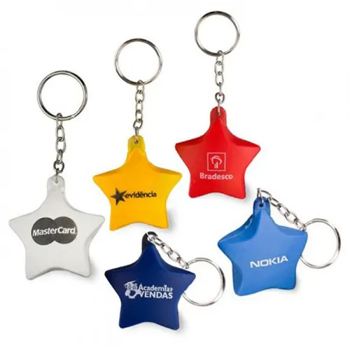 CHAVEIRO FORMATO ESTRELA - ANTI-STRESS-CHS04