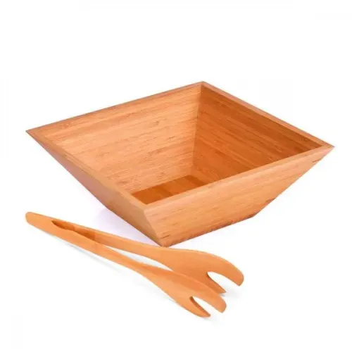 CONJUNTO PARA SALADA EM BAMBU - 2 PÇS-CJ-00283