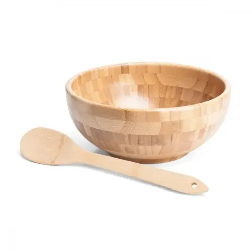 CUMBUCA EM BAMBU COM COLHER 30CM - 3L-CJ-02453