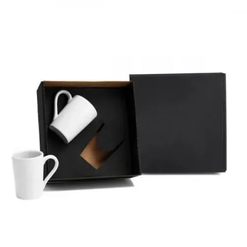 KIT CANECAS EM CERÂMICA BRANCA - 230ML-CO-21230