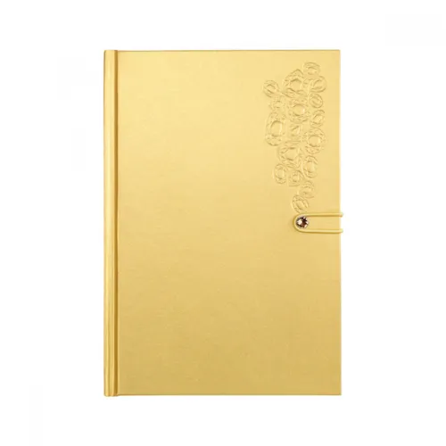CRYSTAL RIVET. Caderno capa dura DOURADO-43014-DOU CRYSTAL RIVET. Caderno capa dura DOURADO-43014-DOU