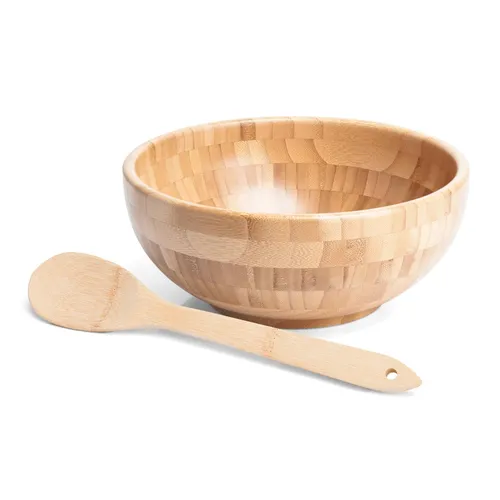 CUMBUCA EM BAMBU COM COLHER 30CM - 3L-CJ-02453