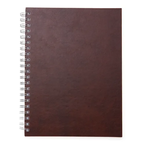 Caderno de Couro Sintético-KPX13603