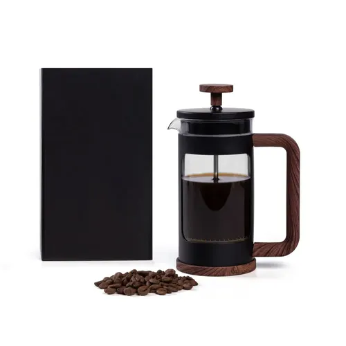Cafeteira Prensa Francesa Em Vidro / Aço Inox - 350Ml-IG-00428