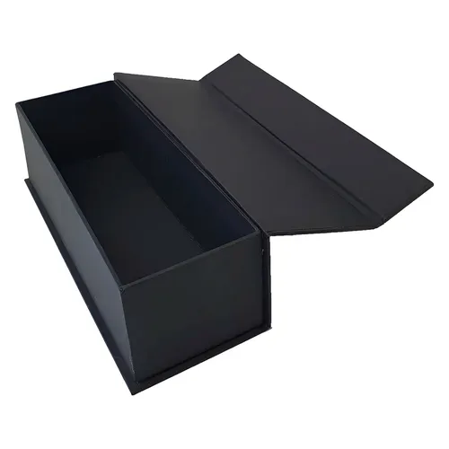 Caixa De Presente Preta Vinho 30x12x12 Fechamento Magnético-CXV01