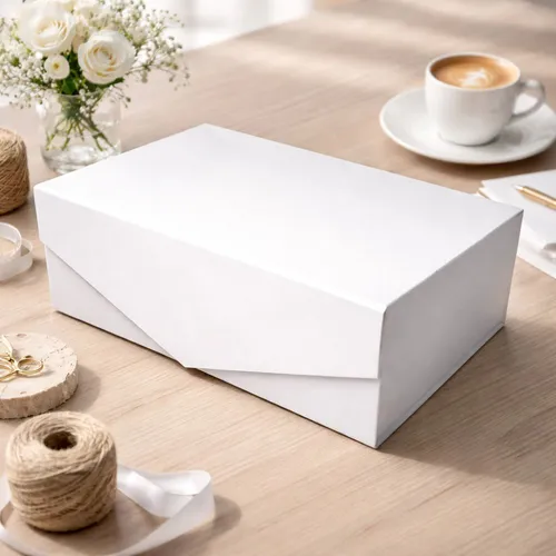 Caixa Papelão 1200g com Laminação - Montável - Fecho Magnético - Tam. M-BG200