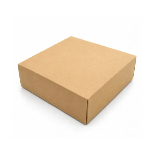 Caixa quadrada Kraft 14x14x5cm-CX19