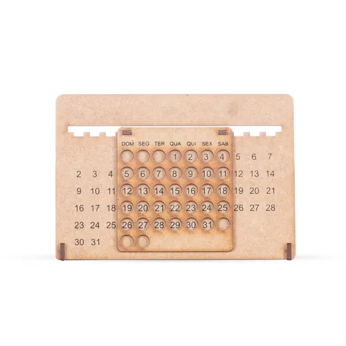 #Calendário Permanente MDF-13854