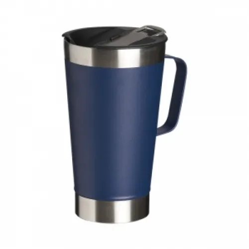 Caneca Térmica Inox com Abridor 500ml-04082-AZU