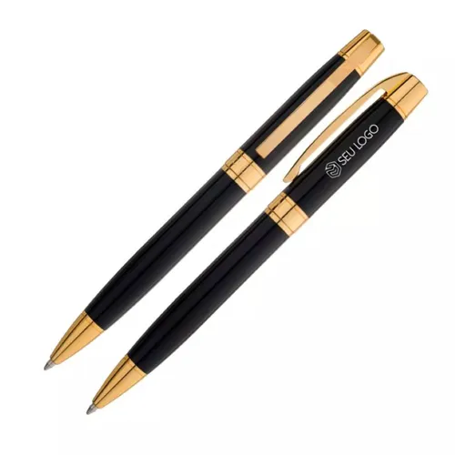 Caneta Crown Master Gold Esferográfica Personalizada Com Logotipo-DI19968_50