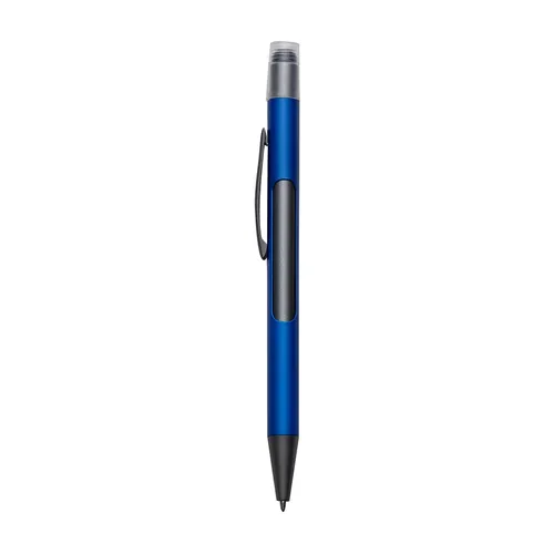 #Caneta Metal Led-14254-AZU