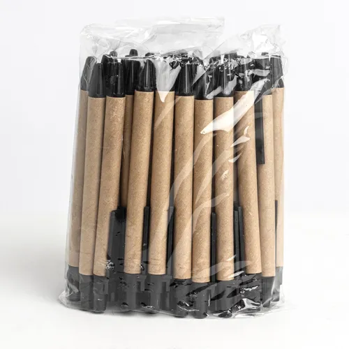 #Pacote com Caneta Ecológica Papelão-P@0002