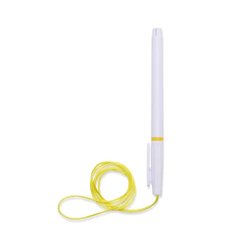 Caneta Plástica Com Cordão-01092