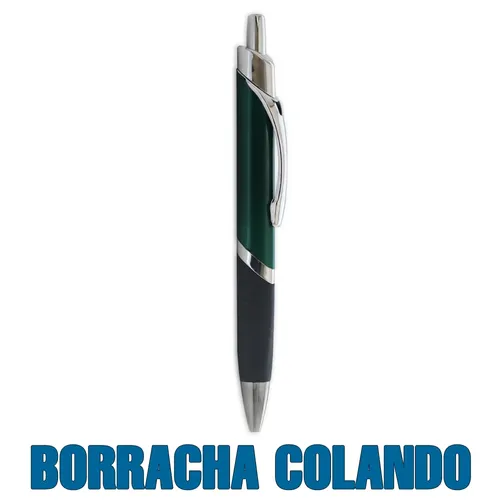 #Caneta Plástica Triangular-00818-VD