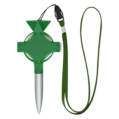 ?Caneta Plástica com Fita Métrica-P@717