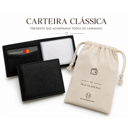 Carteira Porta-Notas Personalizada para Brindes Corporativos-CART01