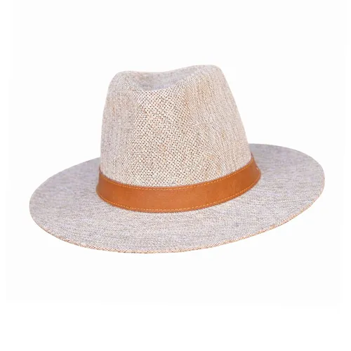  Chapéu de palha estilo Fedora-LN625BP002