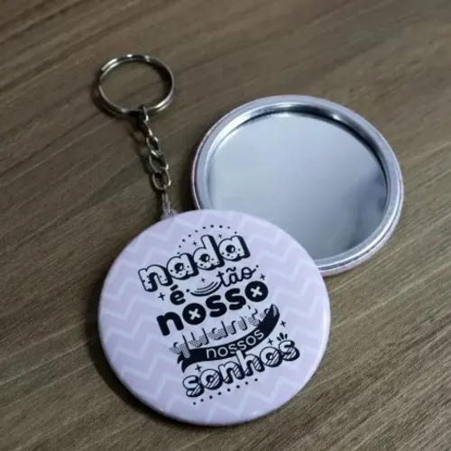 Chaveiro Botton Espelho-CHAVEIROBUTTONESPELHO