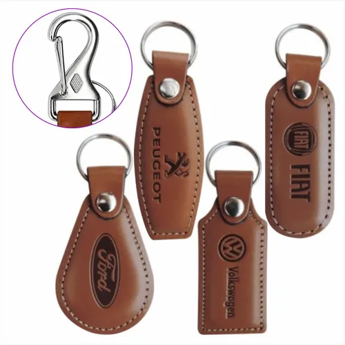 Chaveiro Couro Sintético COM Mosquete-FOR-CI416