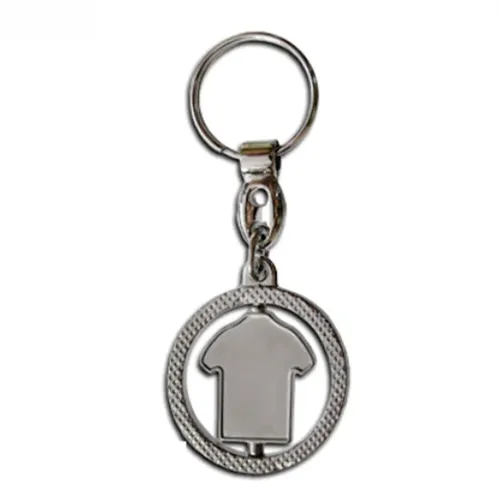 Chaveiro Giratório Modelo Camiseta Horizontal-MS-68