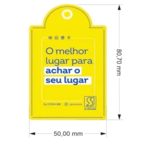 Chaveiro Imobiliário PVC-E00011