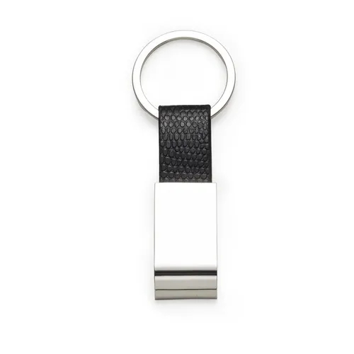 #Chaveiro Metal Abridor com Couro-13251-PRA #Chaveiro Metal Abridor com Couro-13251-PRA